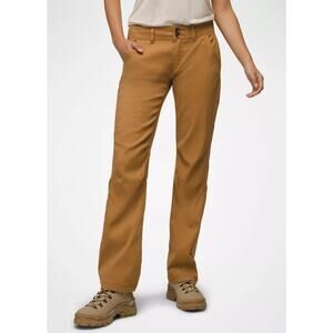 Prana Halle Pant Womens 8 Tall Earthbound Standard Fit Boot Cut Low Rise Stretch